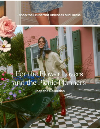 Lulu’s spring email newsletter with a cta